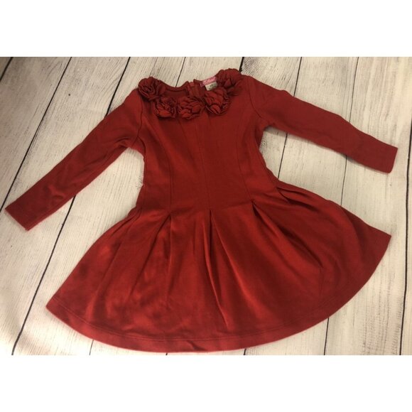 Eland Red Dress Size 2T - Picture 1 of 5